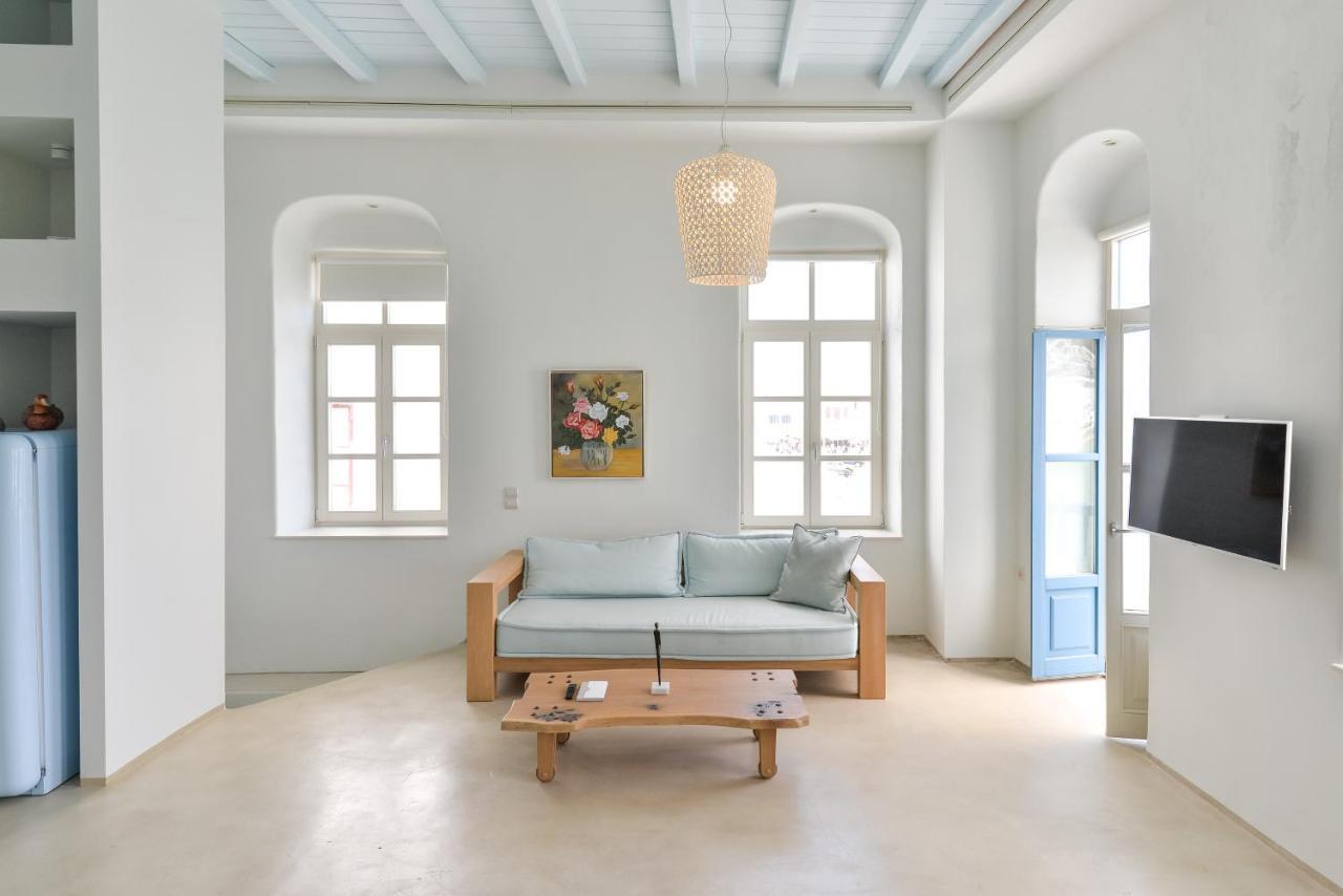 White Memories, Seafront Luxury Apartment Mykonos Mykonos Town Экстерьер фото