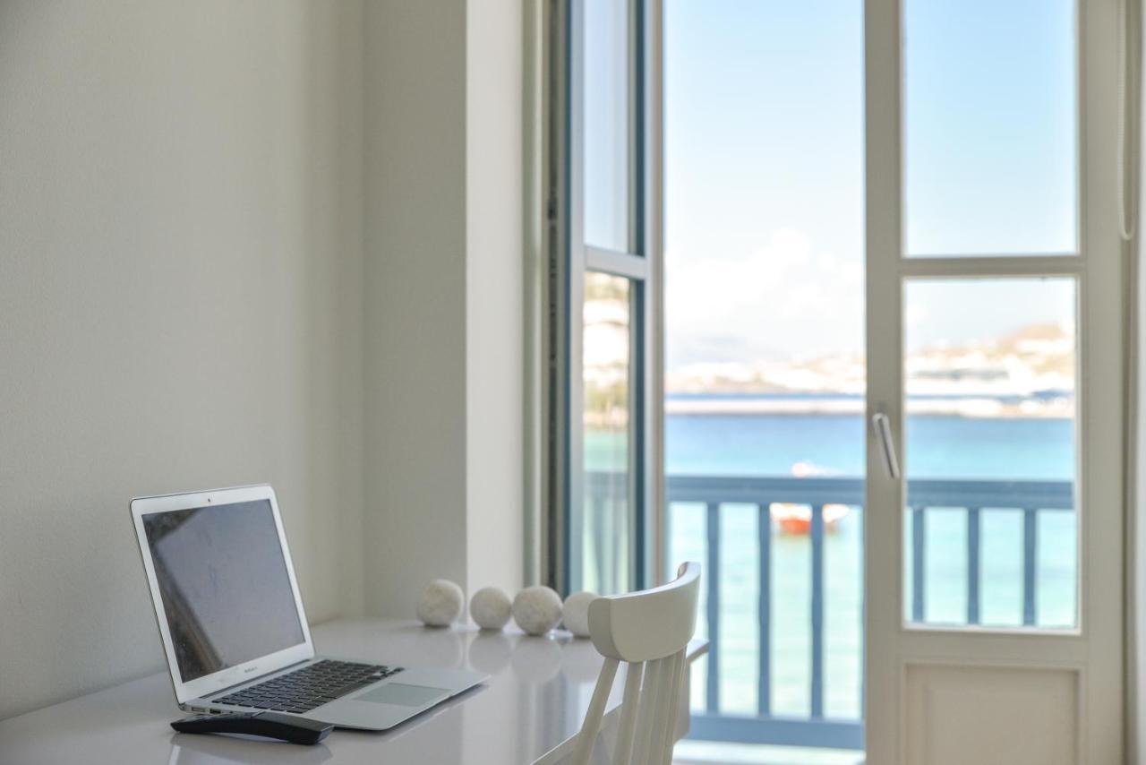 White Memories, Seafront Luxury Apartment Mykonos Mykonos Town Экстерьер фото