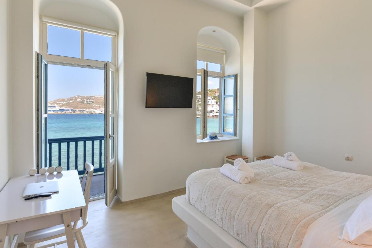 White Memories, Seafront Luxury Apartment Mykonos Mykonos Town Экстерьер фото